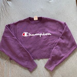 Cropped Champion Pullover